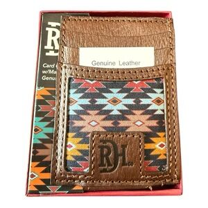 Red Dirt Hat Co. Card Case w/ Magnetic Clip – Genuine Leather